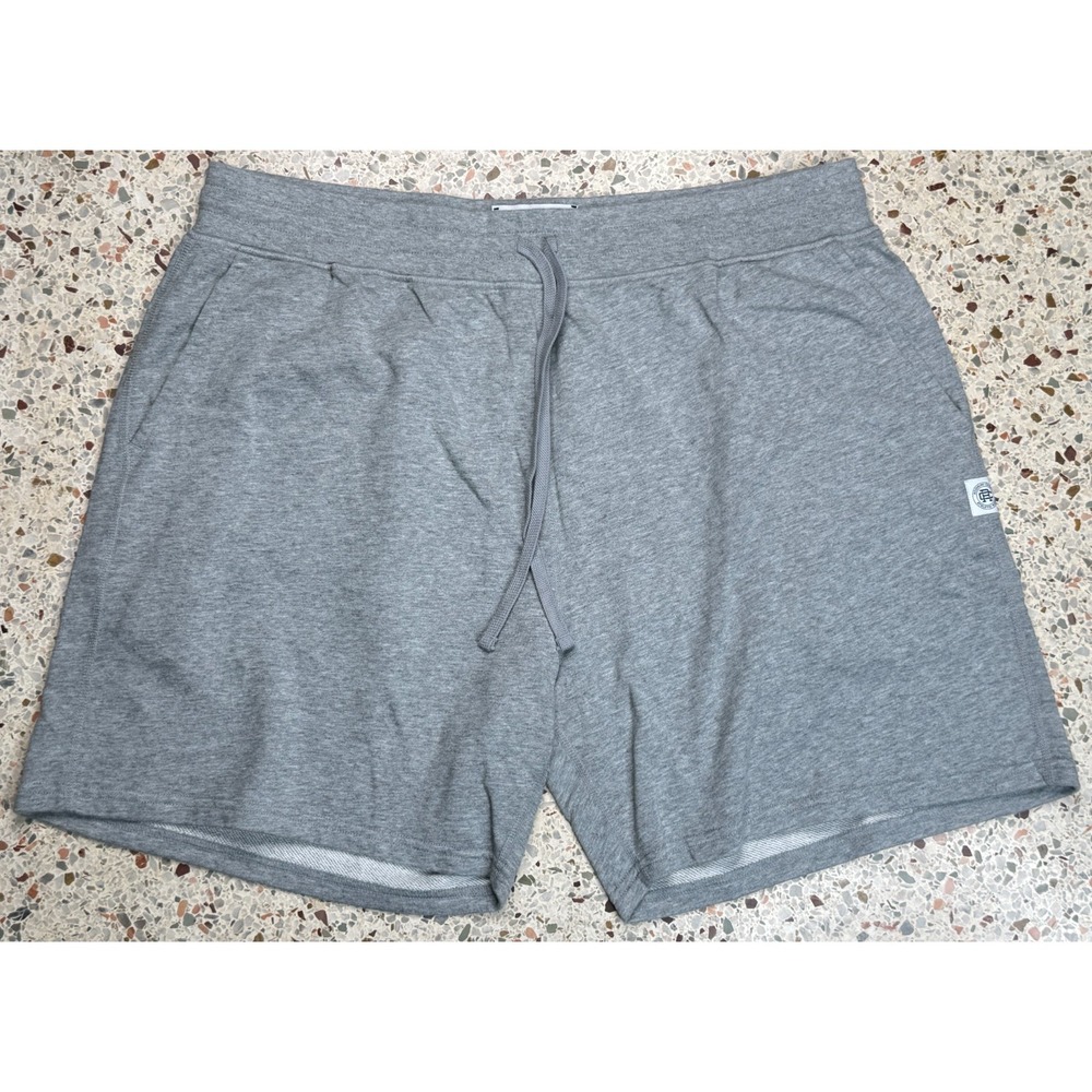 Reigning Champ Men's Gray Drawstring Waist‎ Sweat Shorts Size XXL